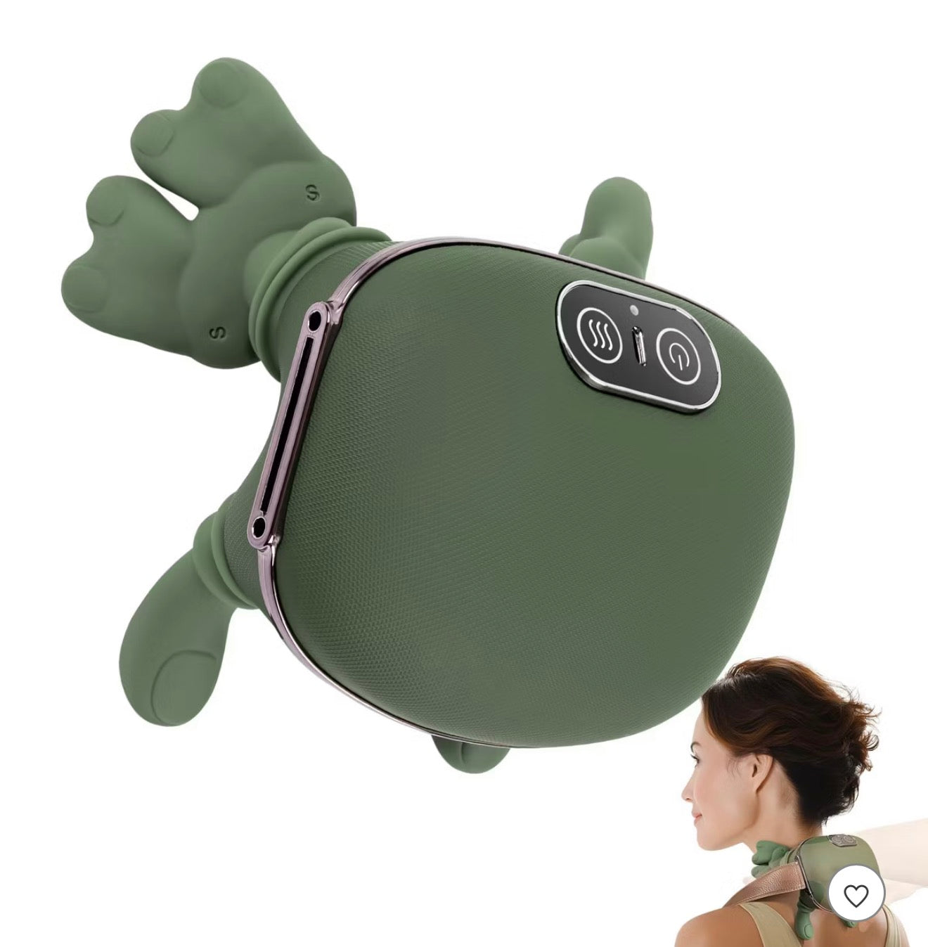 Mini Masajeador de Cuello con Diseño Ergonómico
