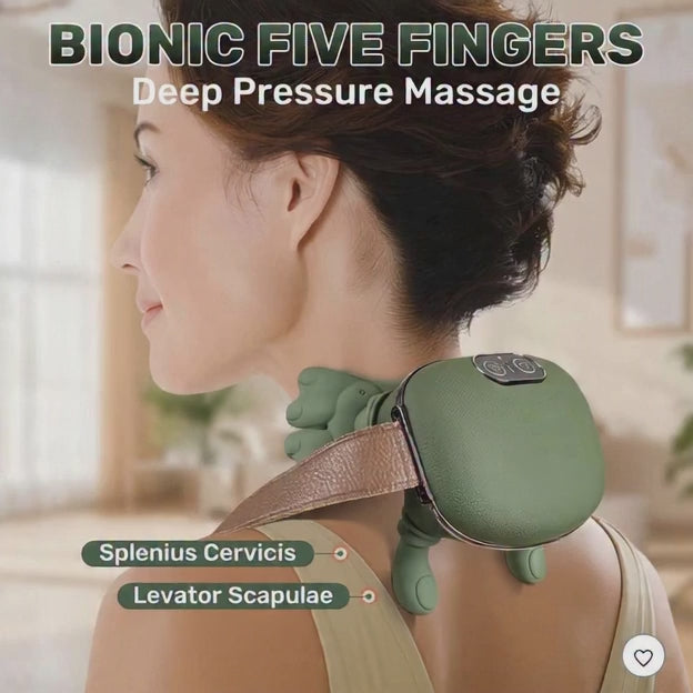 Mini Masajeador de Cuello con Diseño Ergonómico